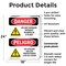 Signmission Do Not Operate Without Guards Bilingual Danger Sign, Plastic, 18in W x 24in L, 2PK OS-2PACK-DS-P-1824-VS-1160 - alternate 5